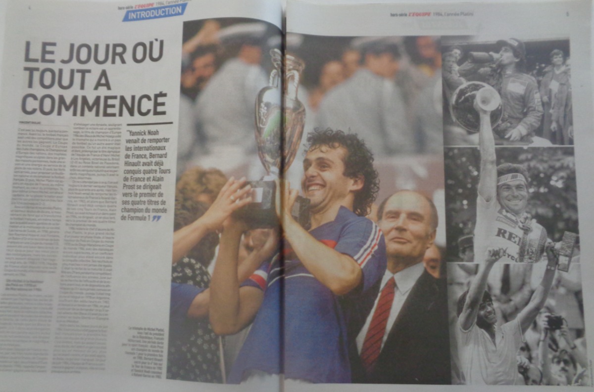 Journal l'équipe mai 2024 Michel Platini - Hors série - l'année Platini - Vue 3 - Journal L'Équipe