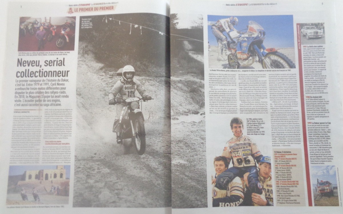 Journal l'équipe décembre 2025 Les aventuriers du désert depuis 1979 - Paris Dakar - Hors série - Vue 4 - Journal L'Équipe