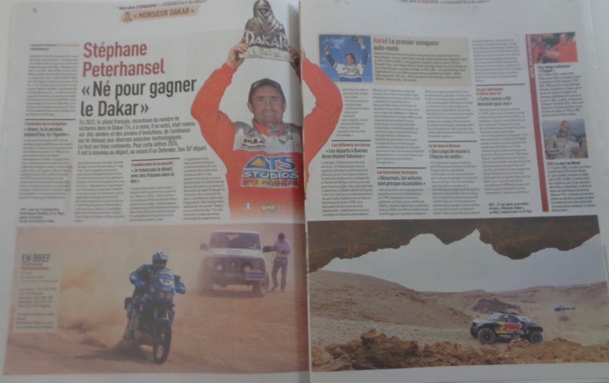 Journal l'équipe décembre 2025 Les aventuriers du désert depuis 1979 - Paris Dakar - Hors série - Vue 5 - Journal L'Équipe