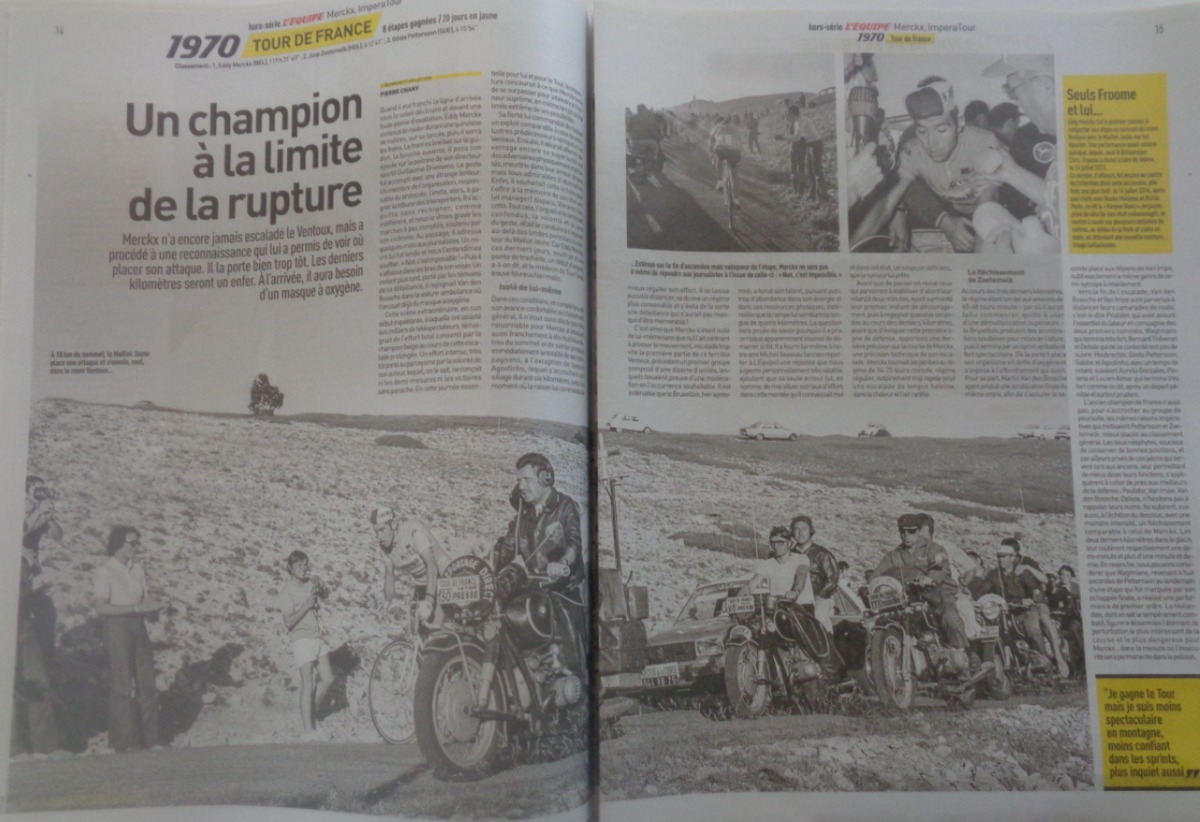 Journal l'équipe juillet 2024 Eddy Merckx “le Cannibale” - Hors série - Vue 5 - Journal L'Équipe