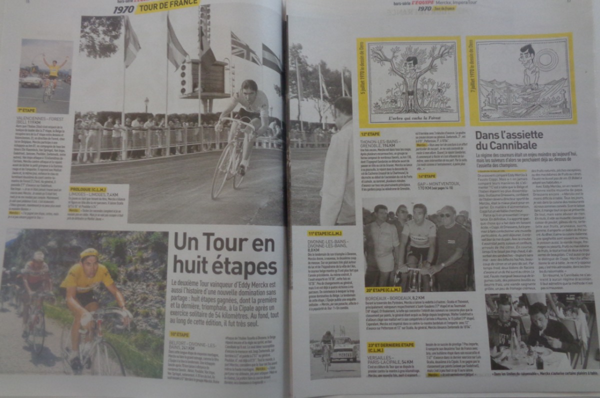 Journal l'équipe juillet 2024 Eddy Merckx “le Cannibale” - Hors série - Vue 6 - Journal L'Équipe