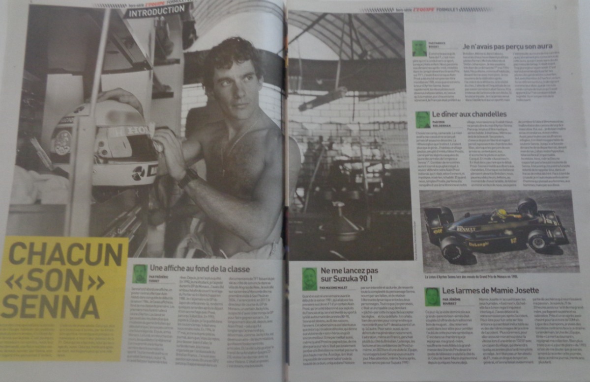 Journal l'équipe février 2024 Ayrton Senna l'immortel - Hors série - Vue 3 - Journal L'Équipe