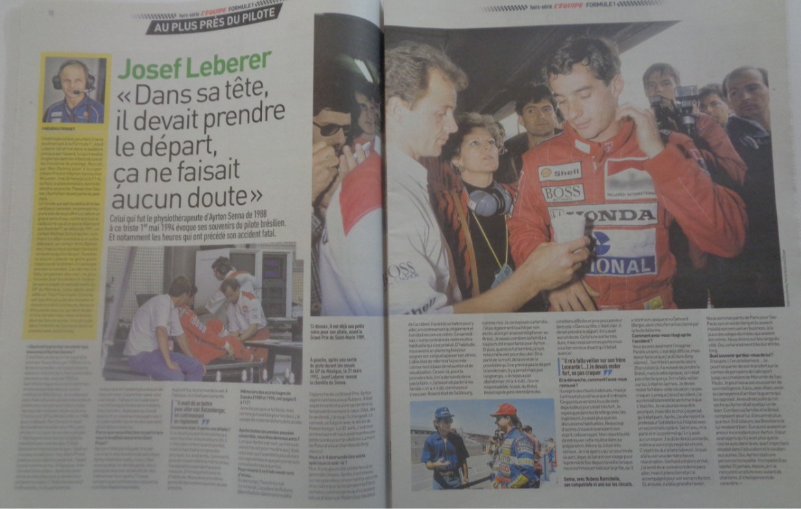 Journal l'équipe février 2024 Ayrton Senna l'immortel - Hors série - Vue 5 - Journal L'Équipe