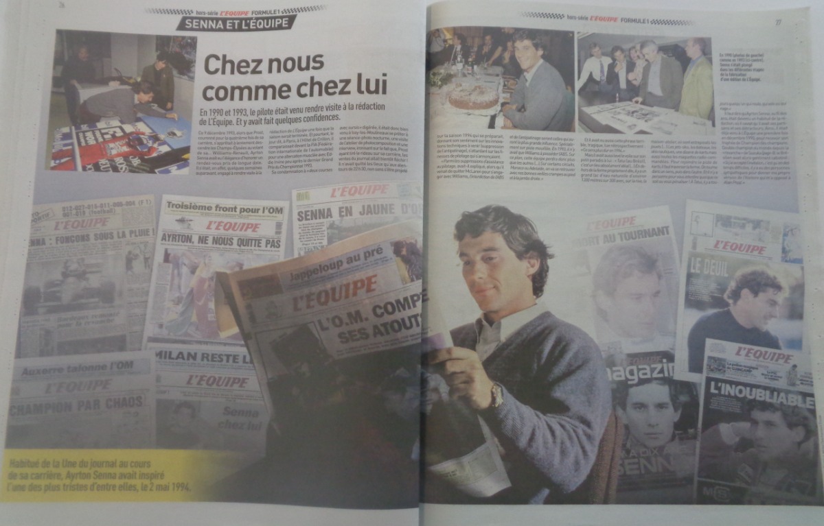 Journal l'équipe février 2024 Ayrton Senna l'immortel - Hors série - Vue 8 - Journal L'Équipe