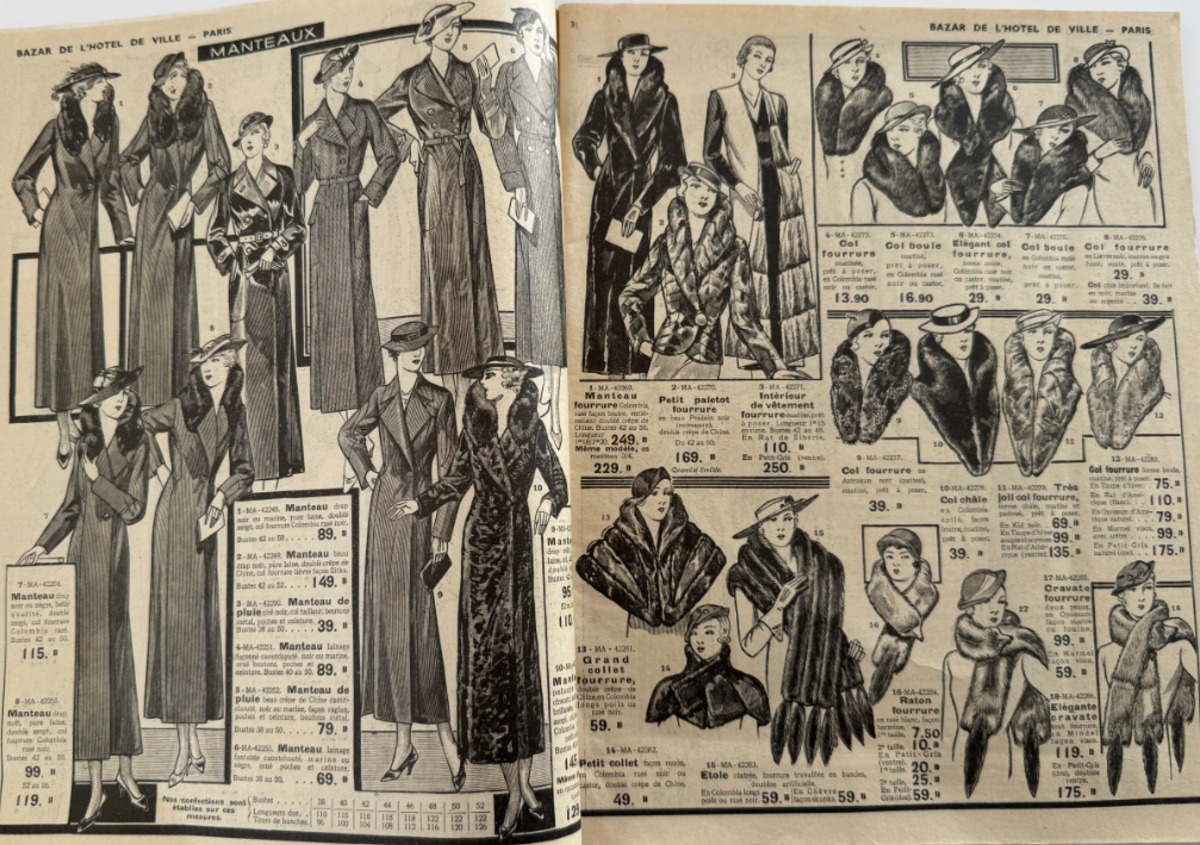 Catalogue Bazar de l'Hotel de Ville - mode - vêtement - 1934 - Vue 3 - Grands Magasins