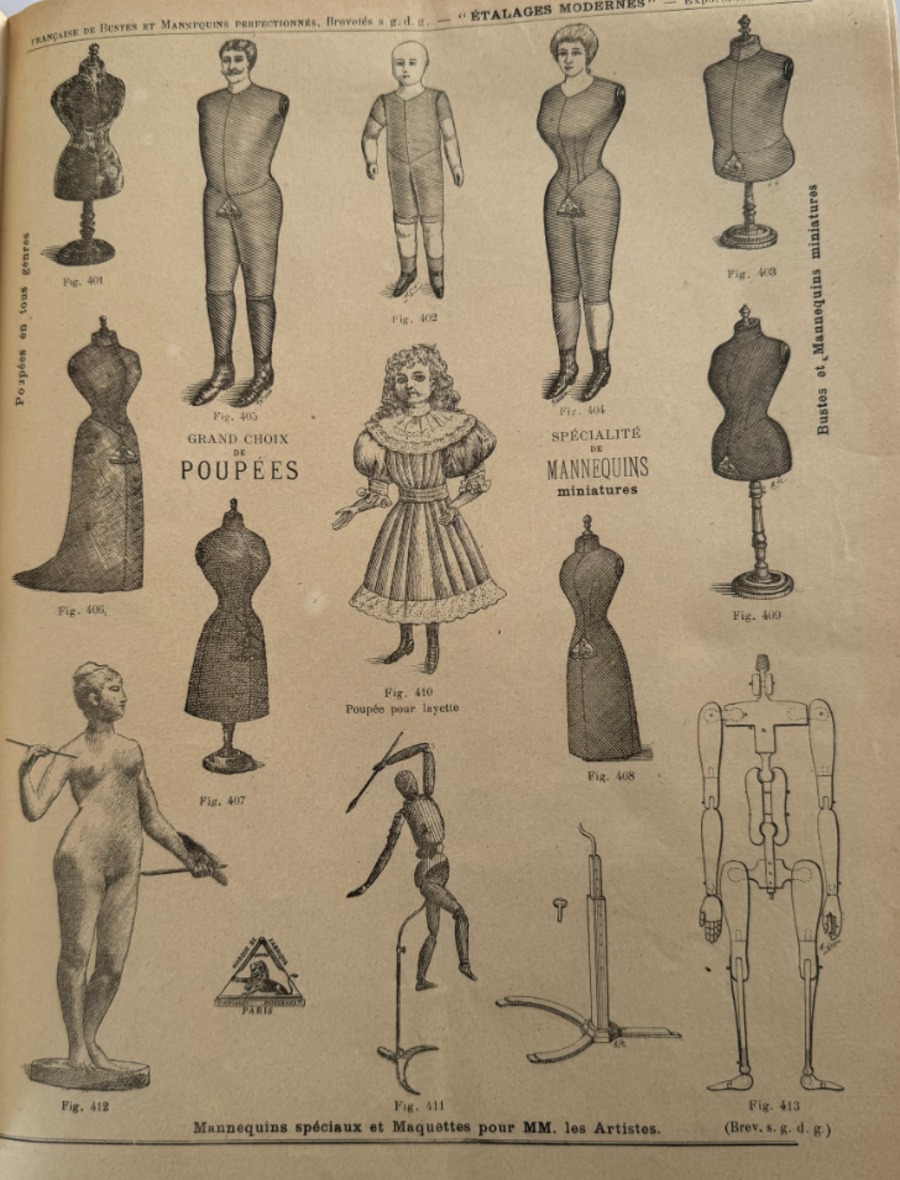 Catalogue d'étalages - construction pour vitrine de magasin - mannequins - buste - non Siégel - couverture art nouveau - Vue 4 - Divers