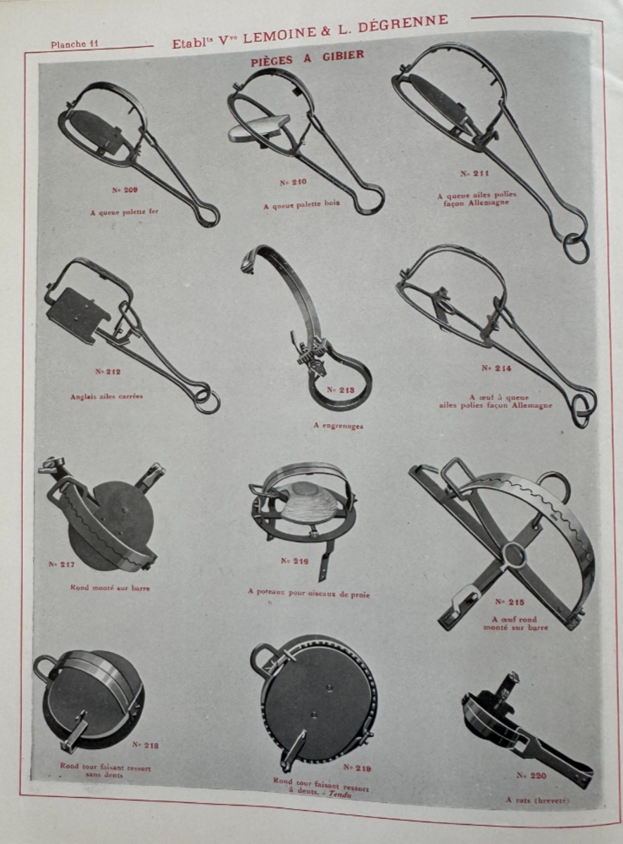 Catalogue Pièges a gibier, Quincaillerie, Serrurerie, Clé,Taillanderie - Lemoine et Dégrenne - Tinchebray Orne - Vue 4 - Divers