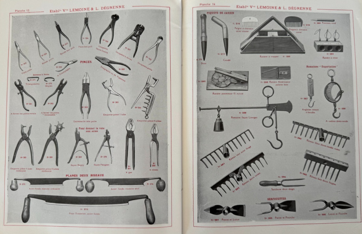 Catalogue Pièges a gibier, Quincaillerie, Serrurerie, Clé,Taillanderie - Lemoine et Dégrenne - Tinchebray Orne - Vue 5 - Divers