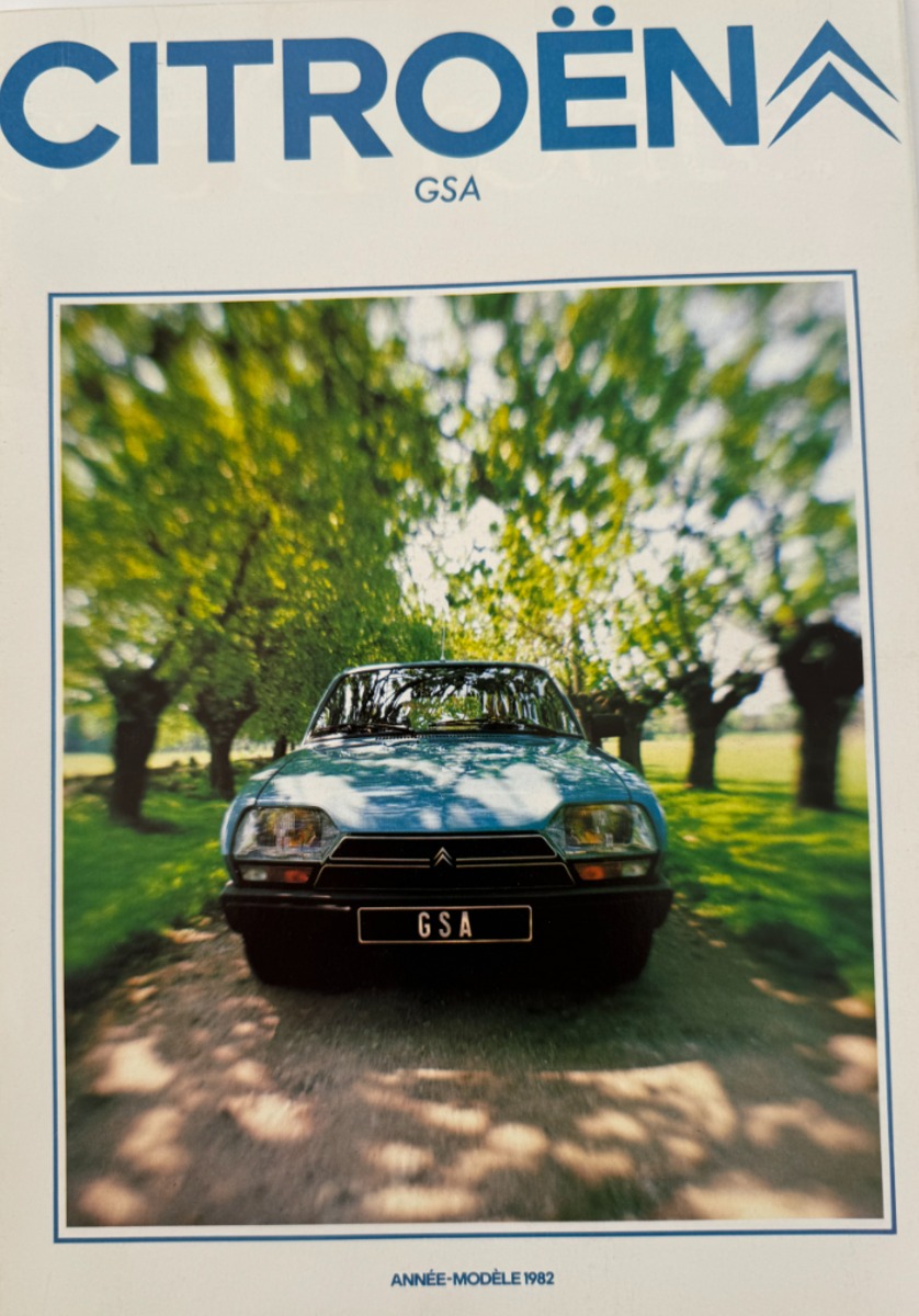 Catalogue Citroën GSA 1982 - Auto authentique - Revue Vintage