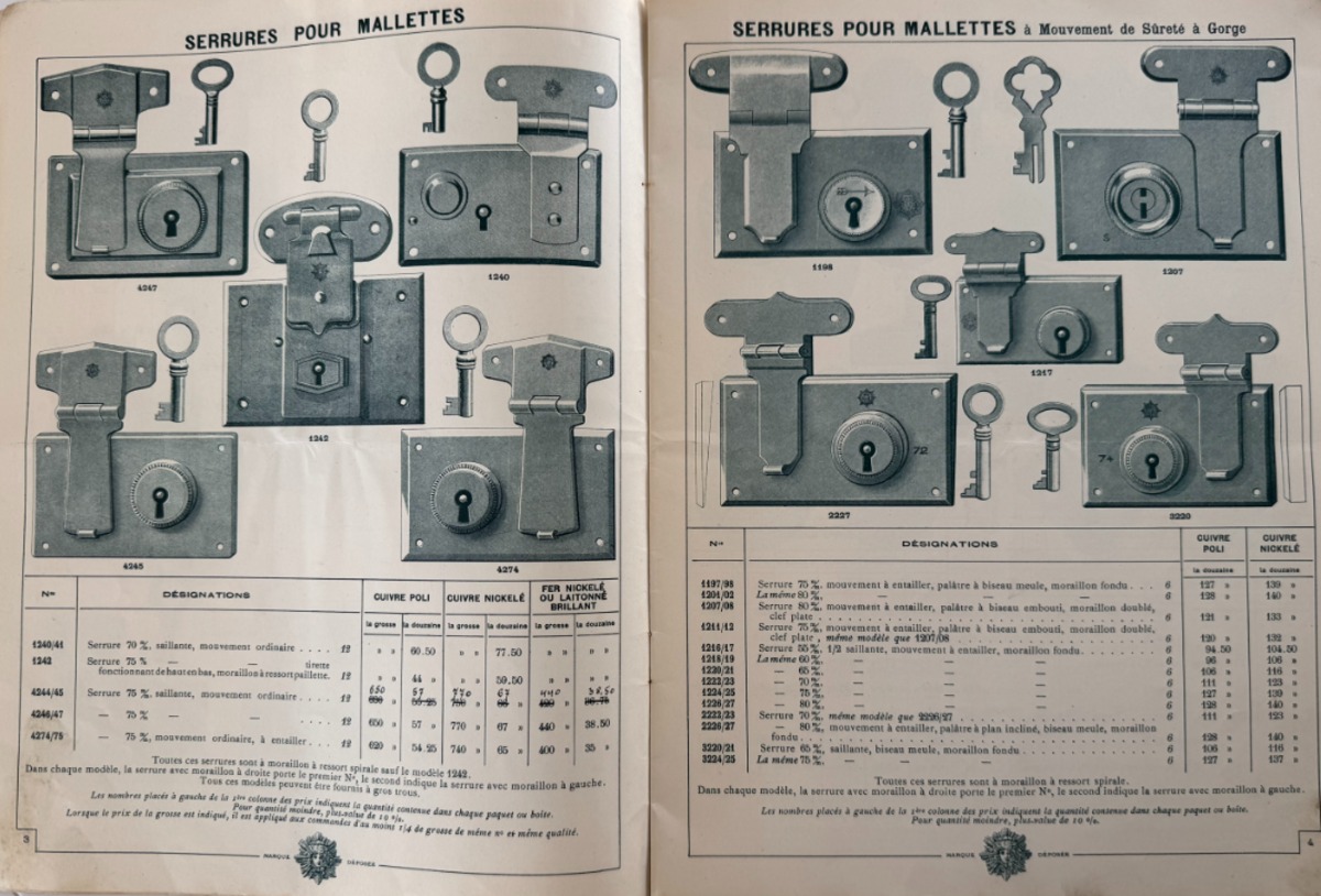 Catalogue serrurerie, quincaillerie, compagnie des clous au soleil 1952 - Vue 2 - Divers
