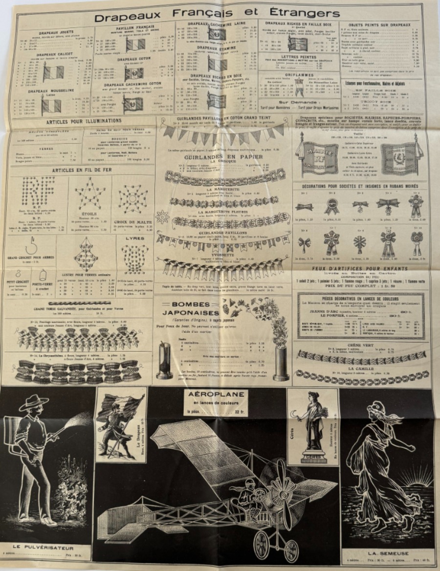 1914 - Catalogue - Pyrotechnie - Feux d'artifice - Maison Fabre a Monteux - Vue 2 - Divers