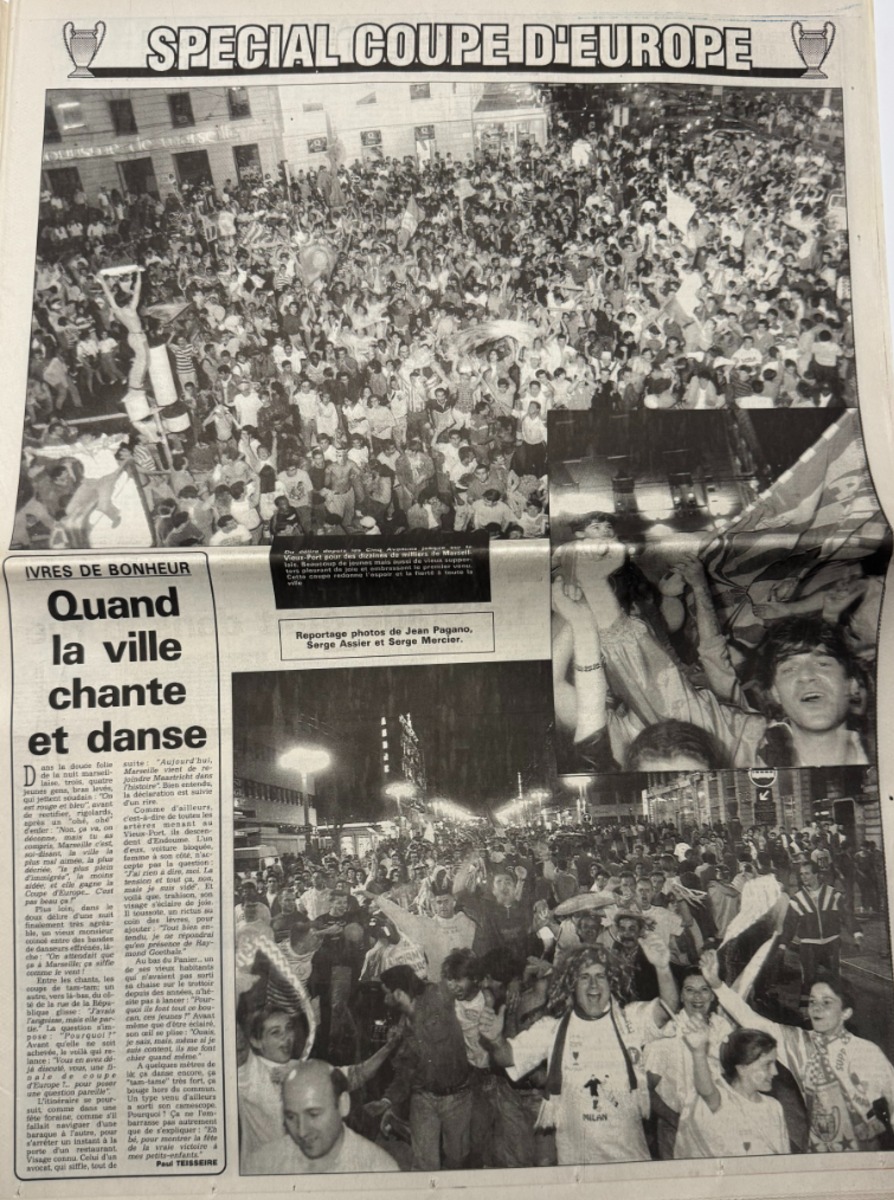 Le Provençal 27/05/1993 On L'A !! - Finale Marseille / Milan AC - Coupe d'Europe de Football - Vue 2 - Football