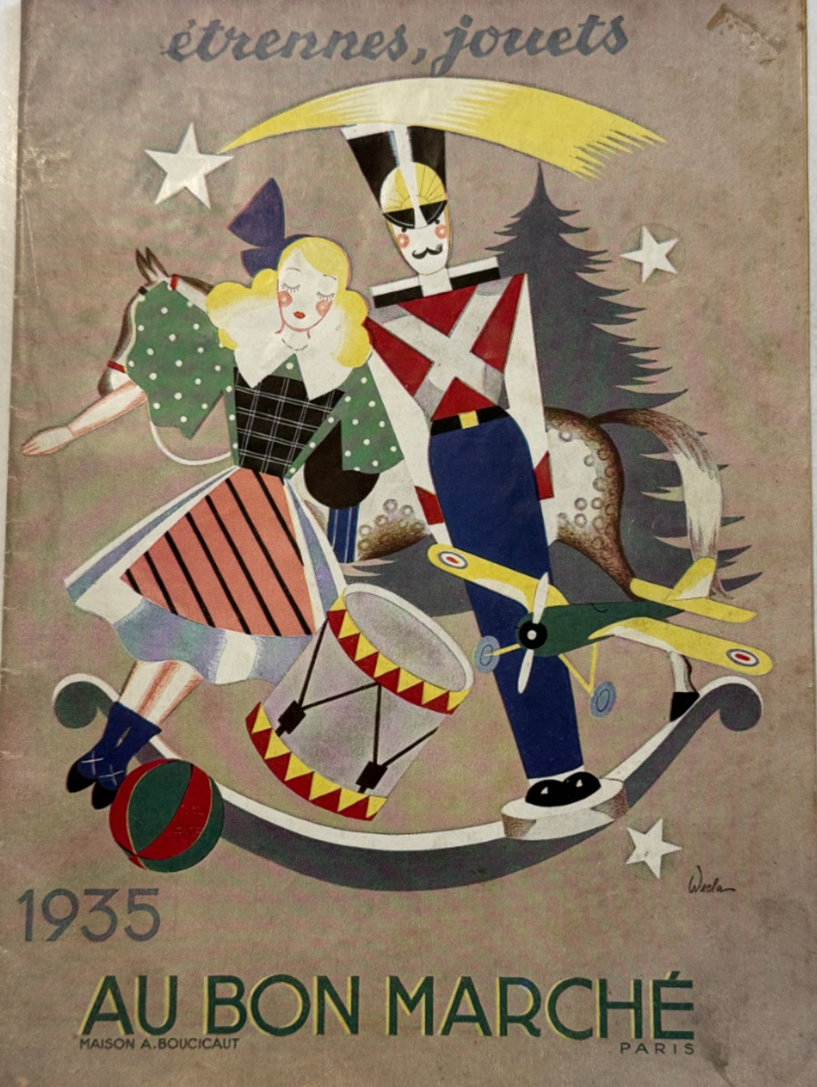 Catalogue jouets au bon Marché - 1935 - Grands Magasins authentique - Revue Vintage