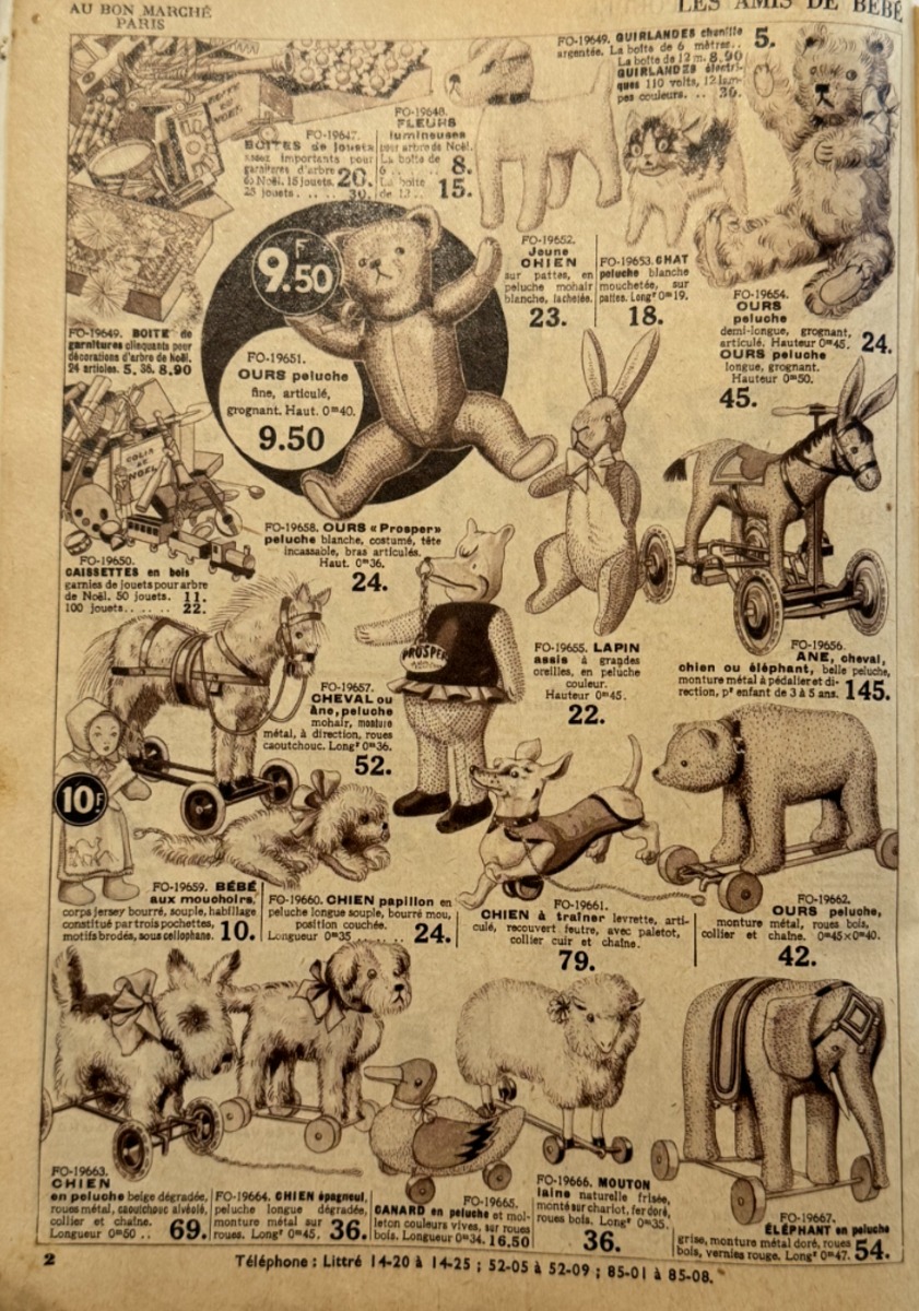 Catalogue jouets au bon Marché - 1935 - Vue 2 - Grands Magasins