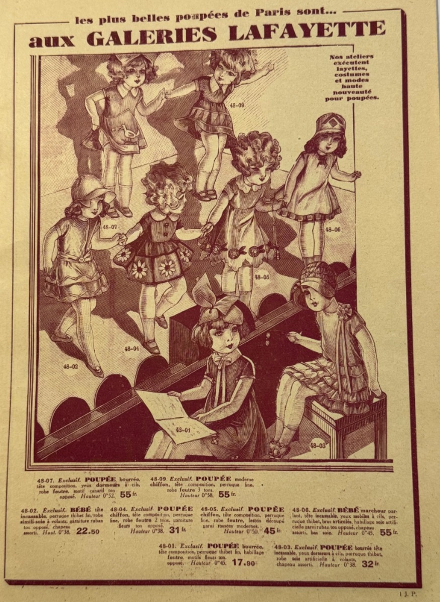 Catalogue jouets Galeries Lafayette - 1930 - Etrennes - Poupée - Vue 3 - Grands Magasins
