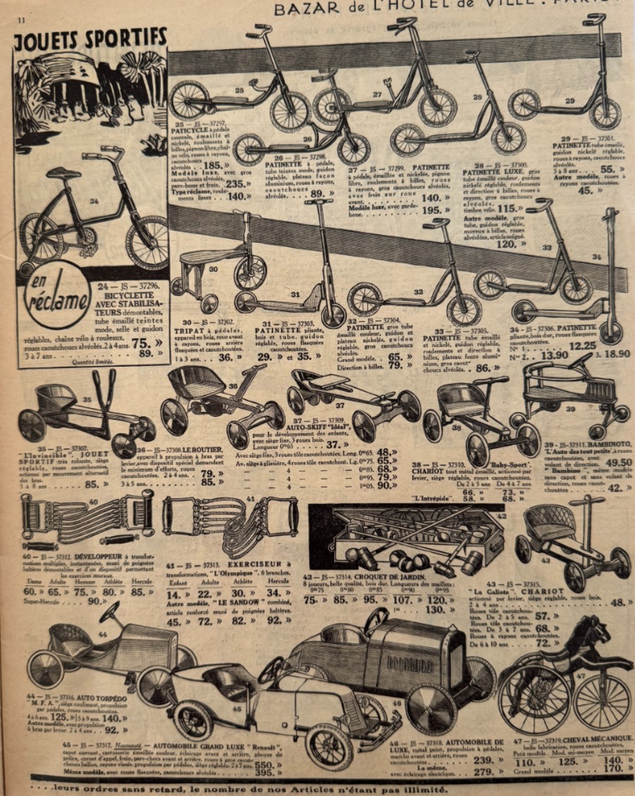 Catalogue jouets Bazar de l'hôtel de ville - 1931 - Etrennes - Vue 5 - Divers