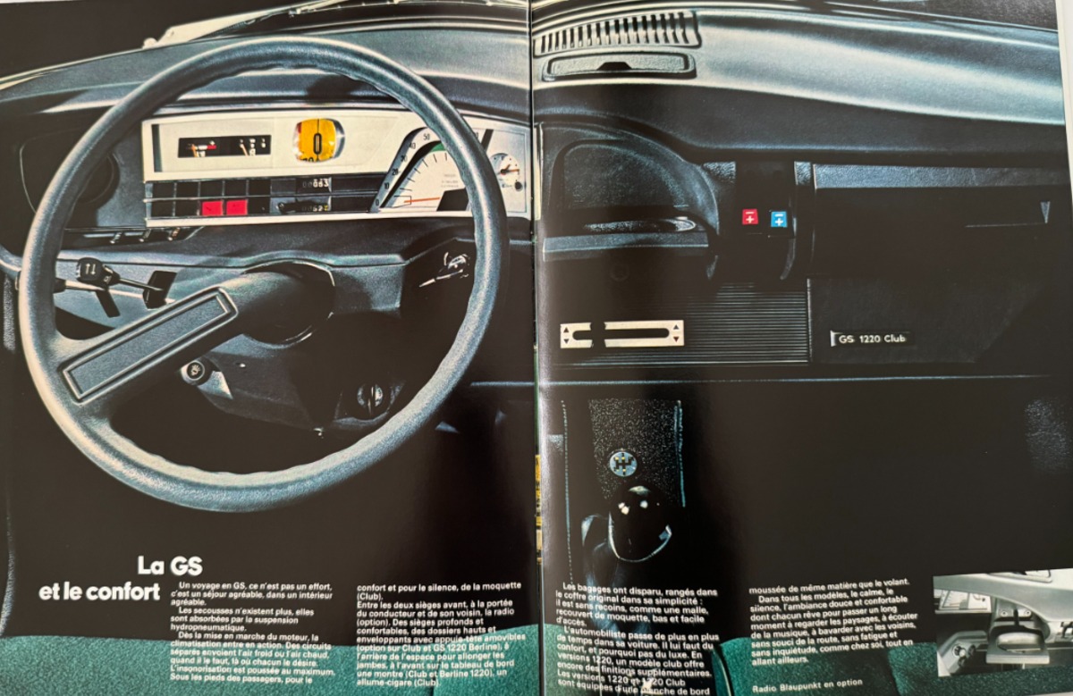 Catalogue Citroën GS - 1972 - Vue 4 - Auto