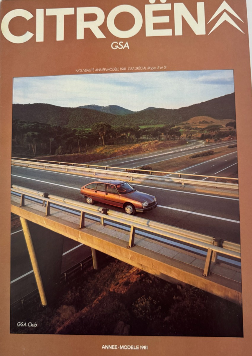 Catalogue Citroën GSA - Auto authentique - Revue Vintage