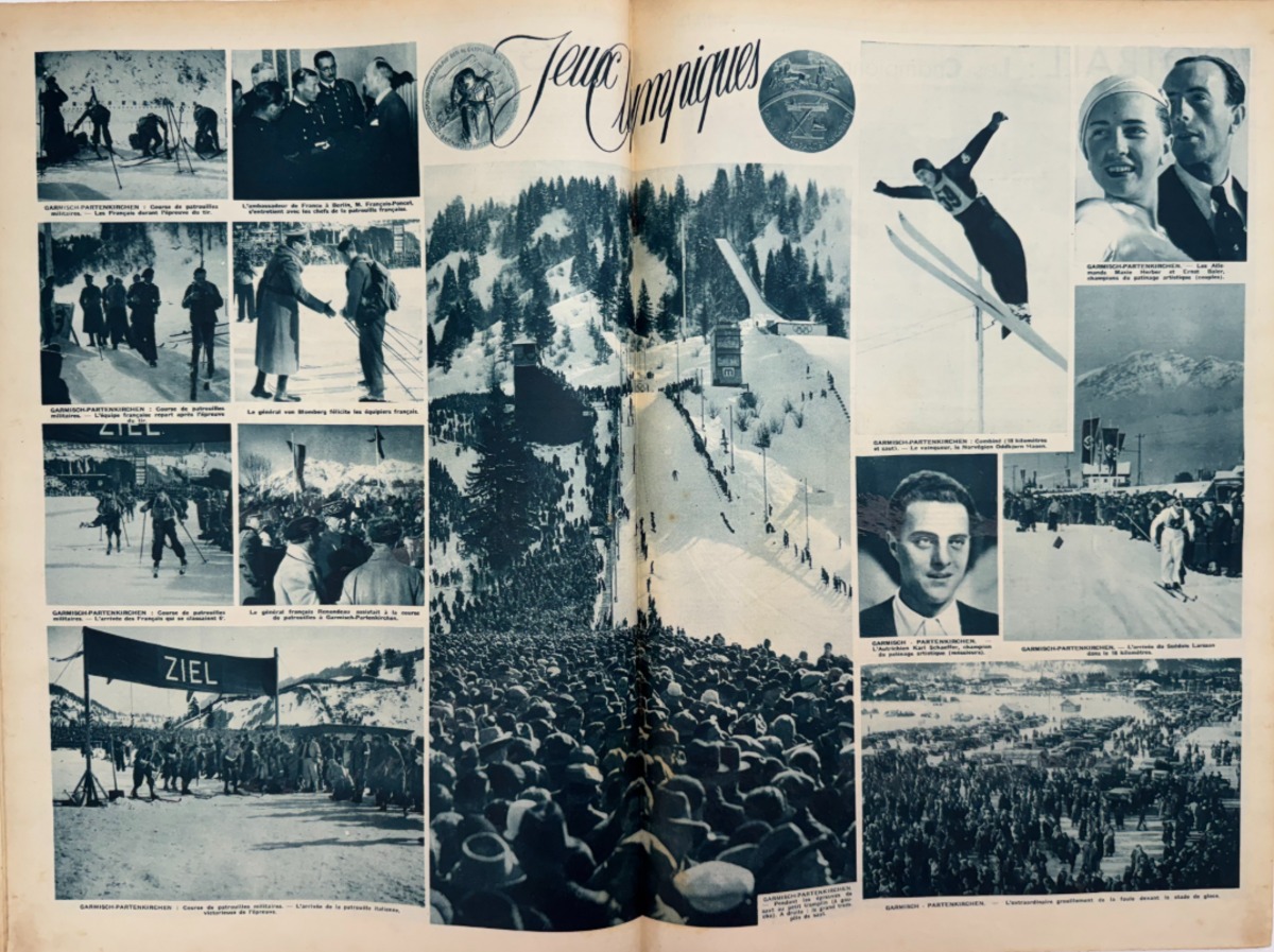 1936 Match l'intran - Jeux Olympiques d'hiver - Vue 3 - Jeux Olympiques