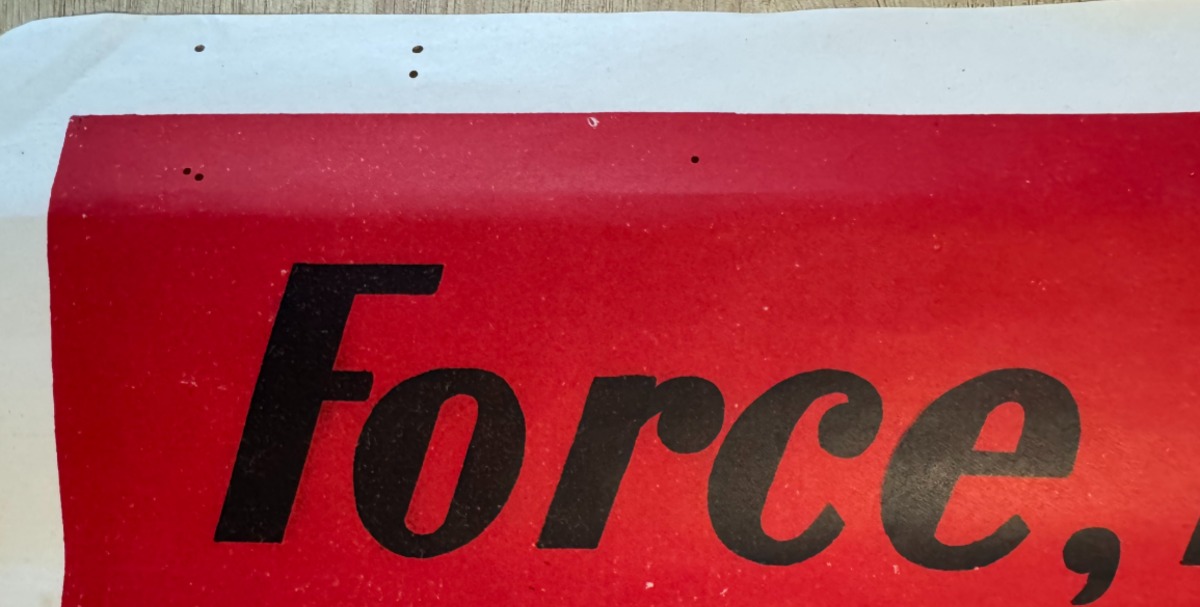 Affiche 1930 - produits Lavocat - aliments irradiés - Force, énergie - Rugby - Sport - Vue 2 - Publicitaire