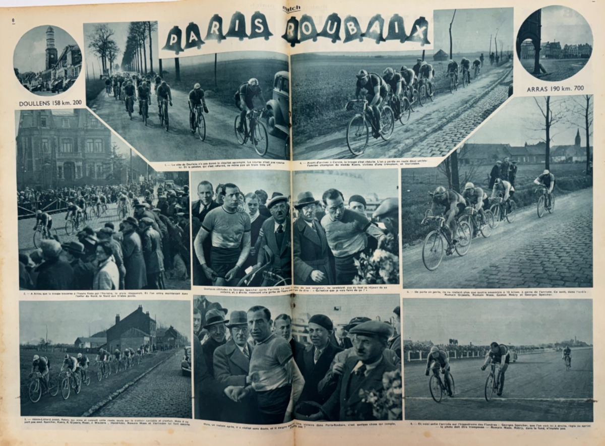 1936 Match l'intran - Paris Roubaix Georges Speicher disqualifié - Vue 3 - Cyclisme