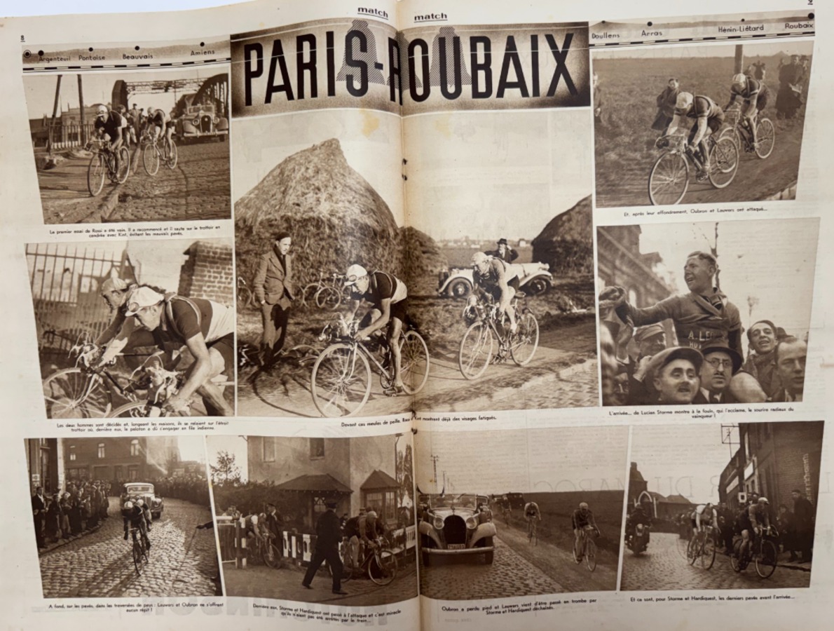 1938 Match l'intran - Paris Roubaix - Lucien Storme - Vue 3 - Cyclisme