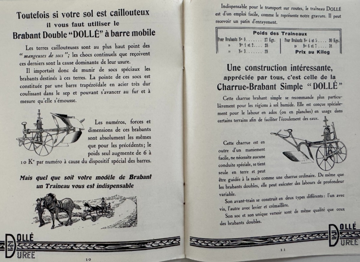 Catalogue Dollé - Machine agricole - ancien établissement Peugeot - Vue 3 - Haute-Saône