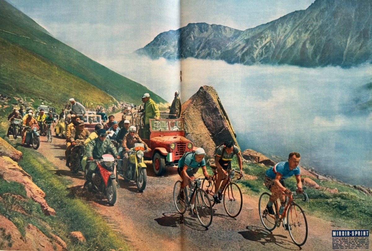 Miroir sprint 1953 - Tour de France 53 - Vainqueur Louison Bobet - Vue 5 - Cyclisme