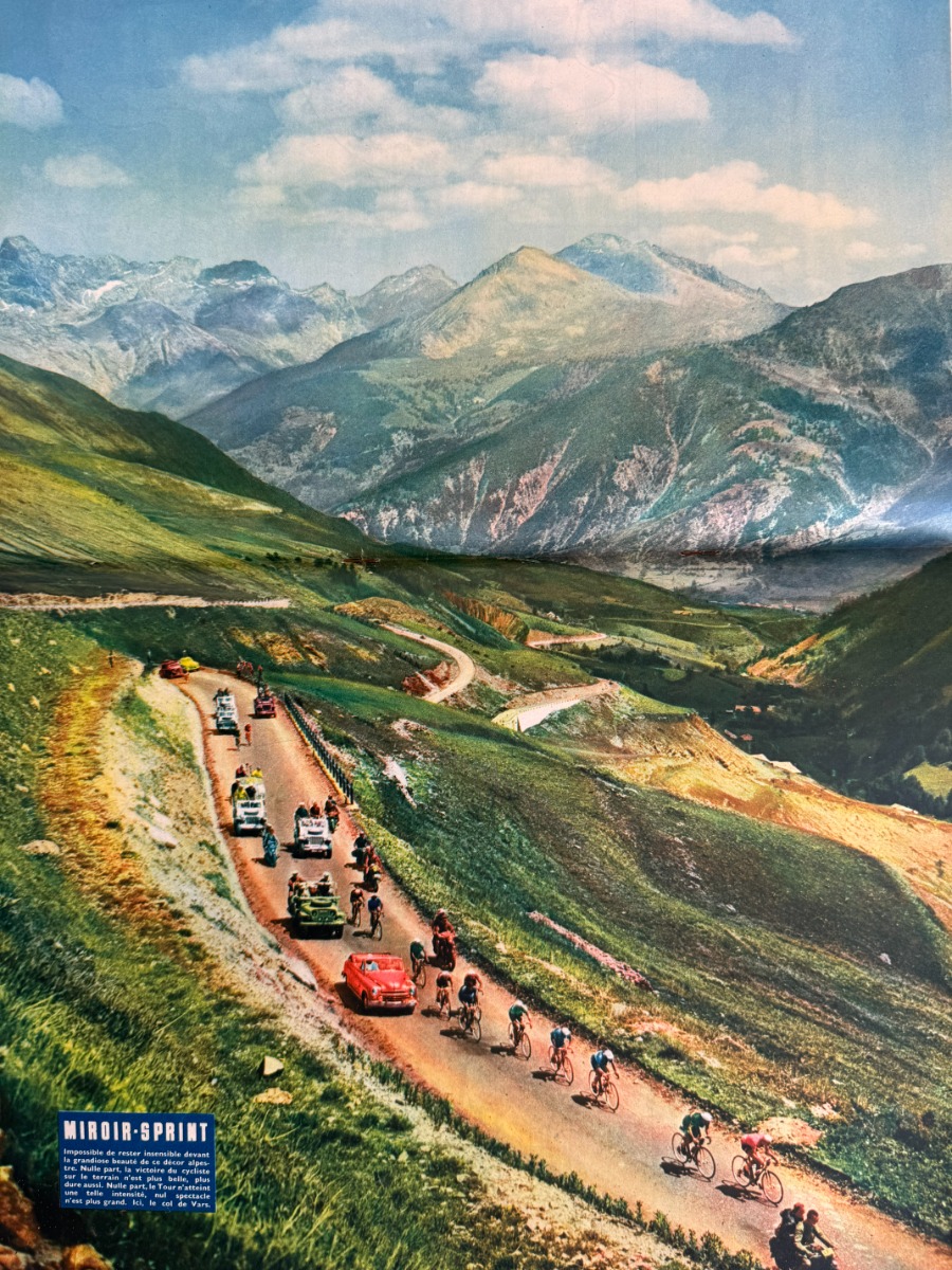 Miroir sprint 1954 -  Tour de France 54 - Vainqueur Louison Bobet - Vue 6 - Cyclisme