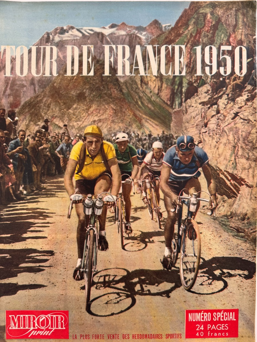 Miroir sprint 1950 - Tour de France 50 - Vainqueur kubler - Cyclisme authentique - Revue Vintage