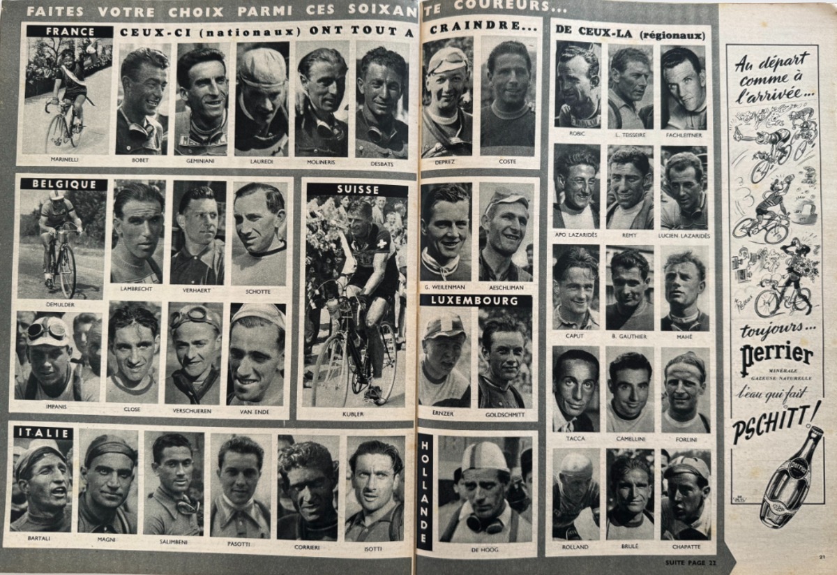 Miroir sprint 1950 - Tour de France 50 - Vainqueur kubler - Vue 4 - Cyclisme