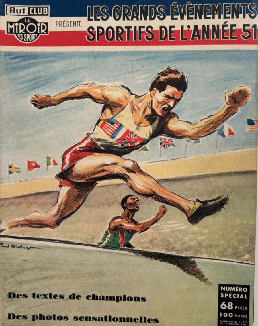 Miroir des sports 1951 - Les grands évènements sportifs de l'année 51 Athlétisme - Boxe - Vélo - Autres sports authentique - Revue Vintage
