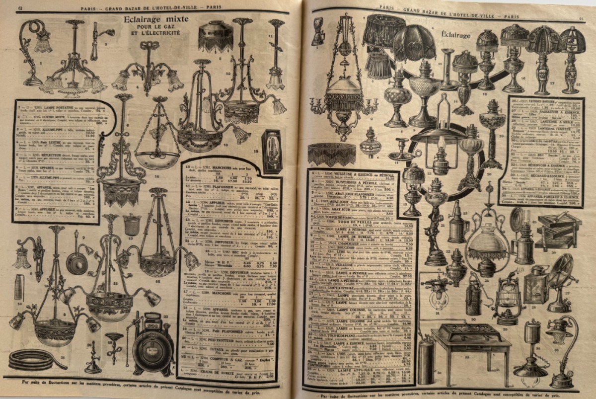 Catalogue Bazar de l'hôtel de ville - hiver 1924 - Vue 4 - Grands Magasins