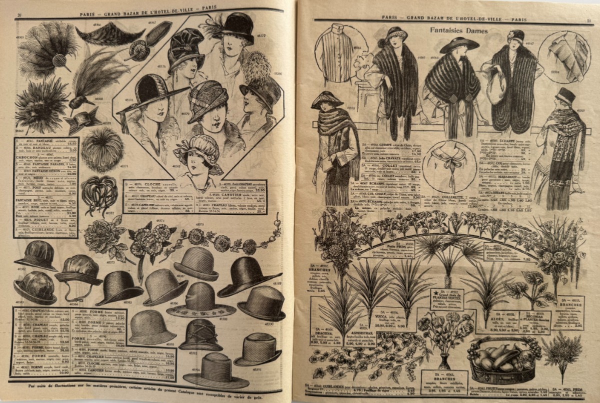 Catalogue Bazar de l'hôtel de ville - hiver 1924 - Vue 5 - Grands Magasins