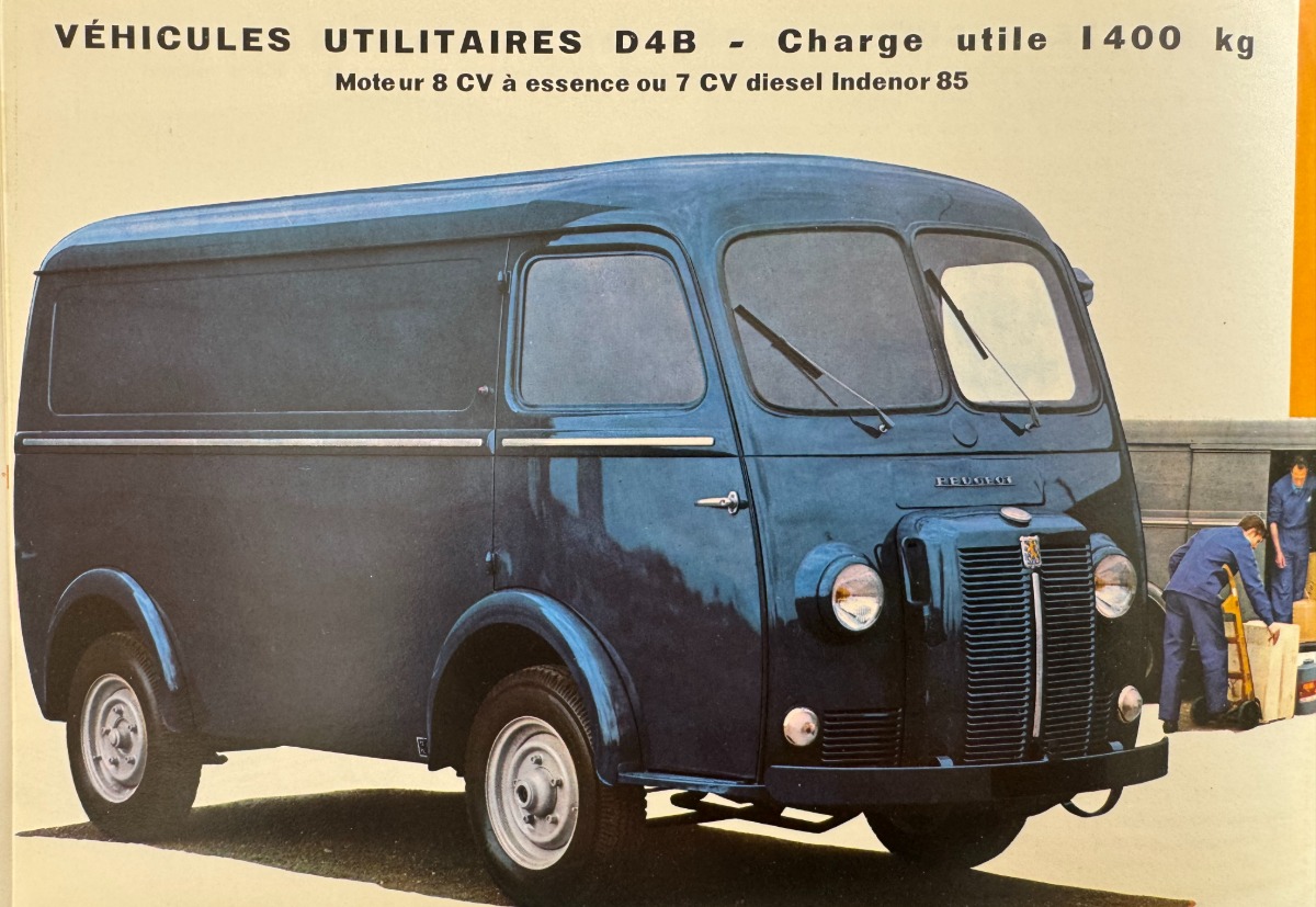 Catalogue Peugeot utilitaires année 1962 - Vue 2 - Auto
