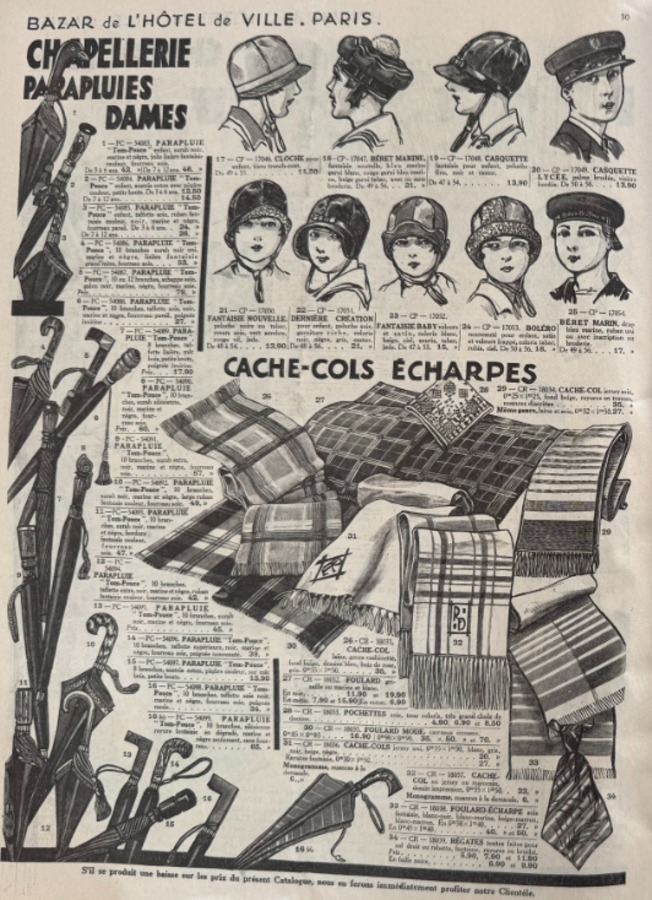 Catalogue Bazar de l'hôtel de ville - Hiver 1928 - Vue 4 - Grands Magasins