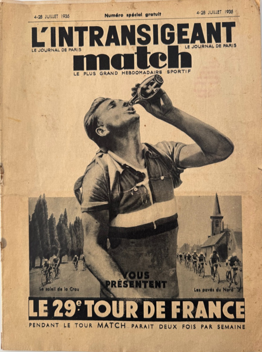 L'intransigeant - Match l'intran - Programme du Tour de France 1935 - N° spécial gratuit - Cyclisme authentique - Revue Vintage