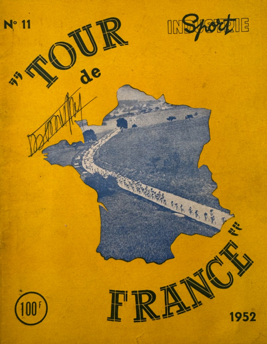 Programme du Tour de France 1952 - - Cyclisme authentique - Revue Vintage