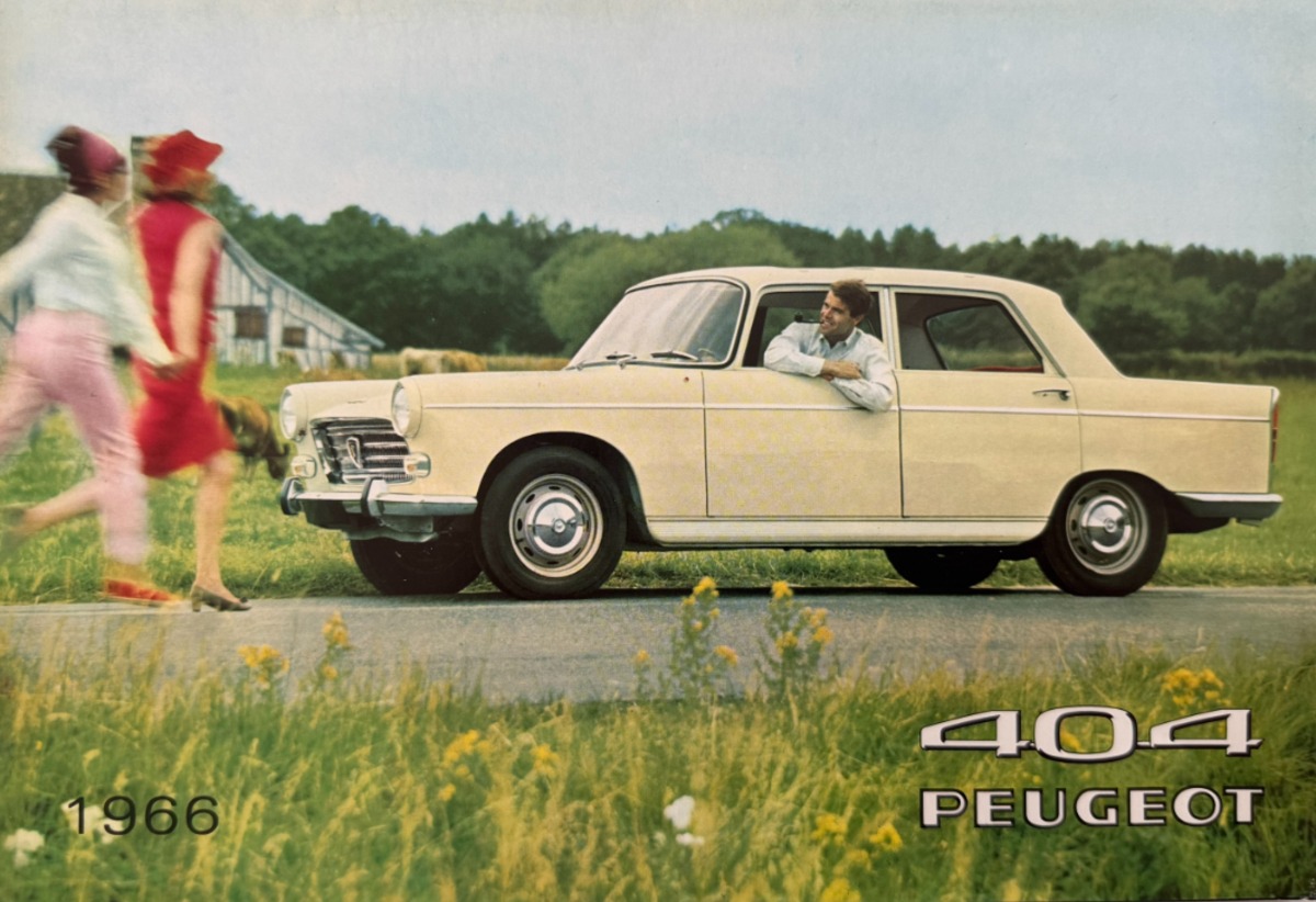 Catalogue Peugeot 404 Tourisme 1966 - Auto authentique - Revue Vintage