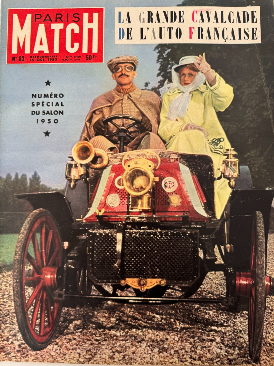 Paris Match - Salon de l'automobile 1950 - Paris Match authentique - Revue Vintage