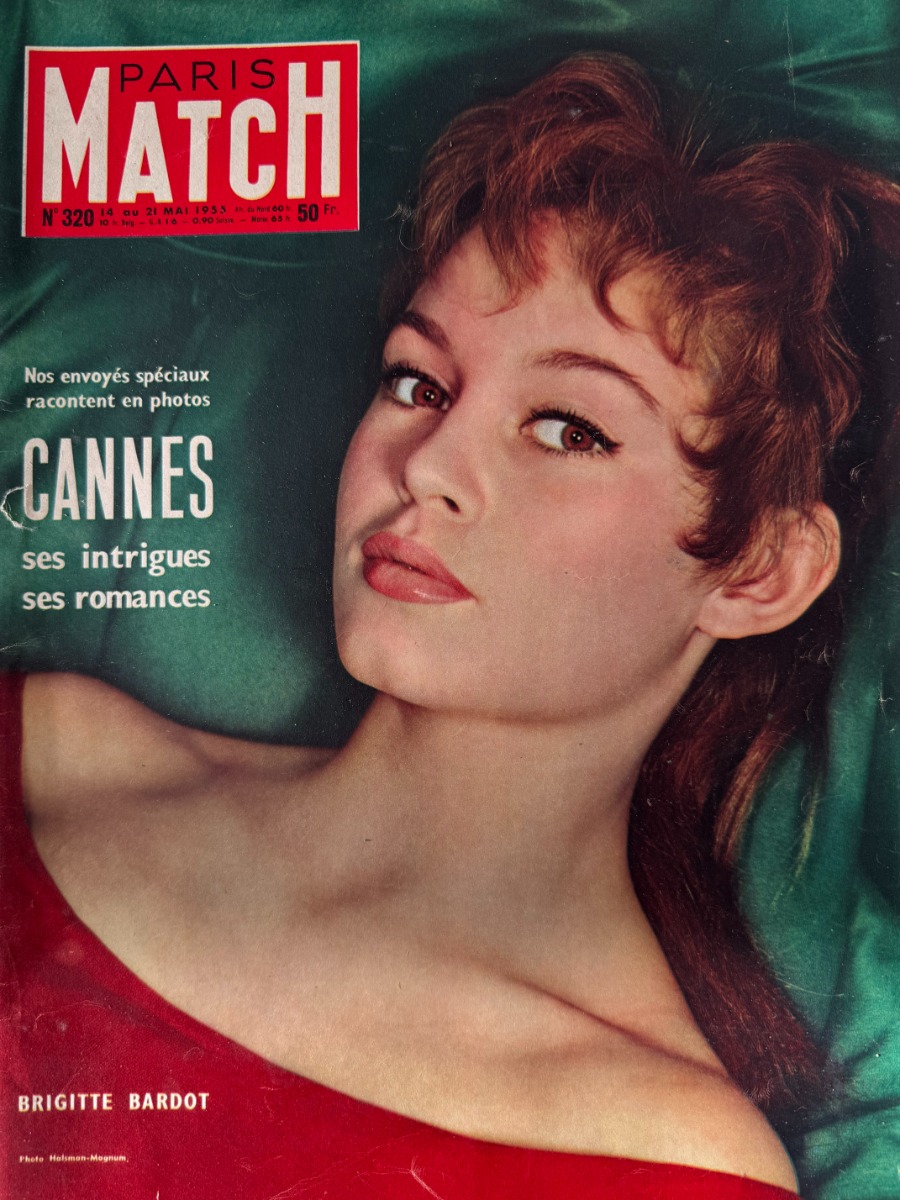 Paris Match - Brigitte Bardot 1955 N° 320 - Paris Match authentique - Revue Vintage