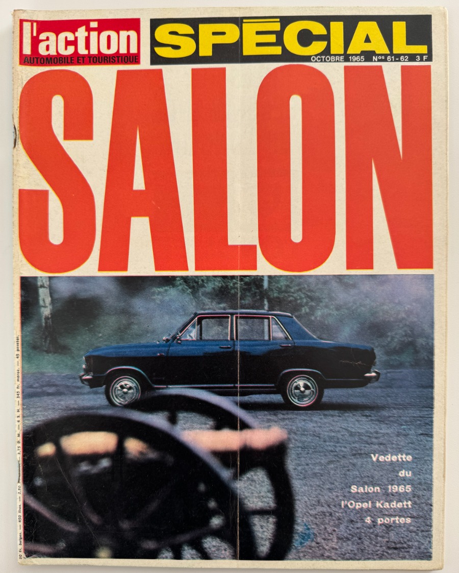 Salon de l'automobile 1965 - Auto authentique - Revue Vintage