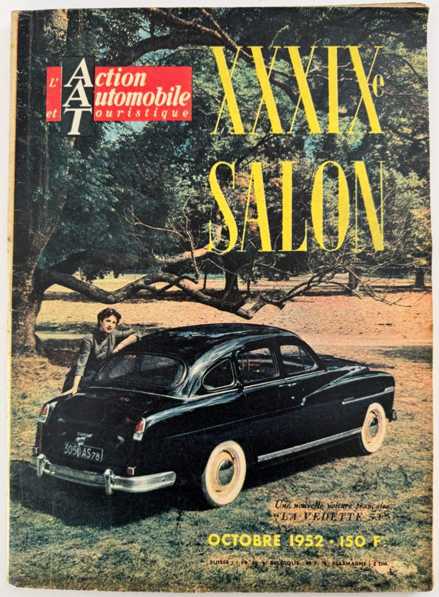Salon de l'automobile 1952 - Auto authentique - Revue Vintage