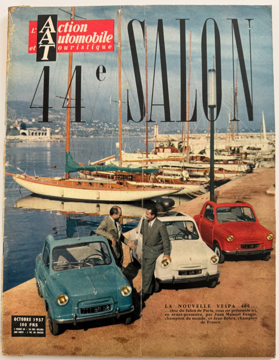 44eme Salon de l'automobile 1957 - Auto authentique - Revue Vintage