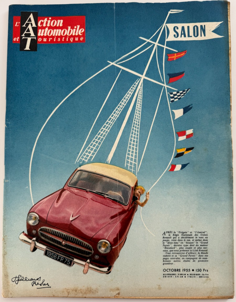 42eme Salon de l'automobile 1955 - Auto authentique - Revue Vintage
