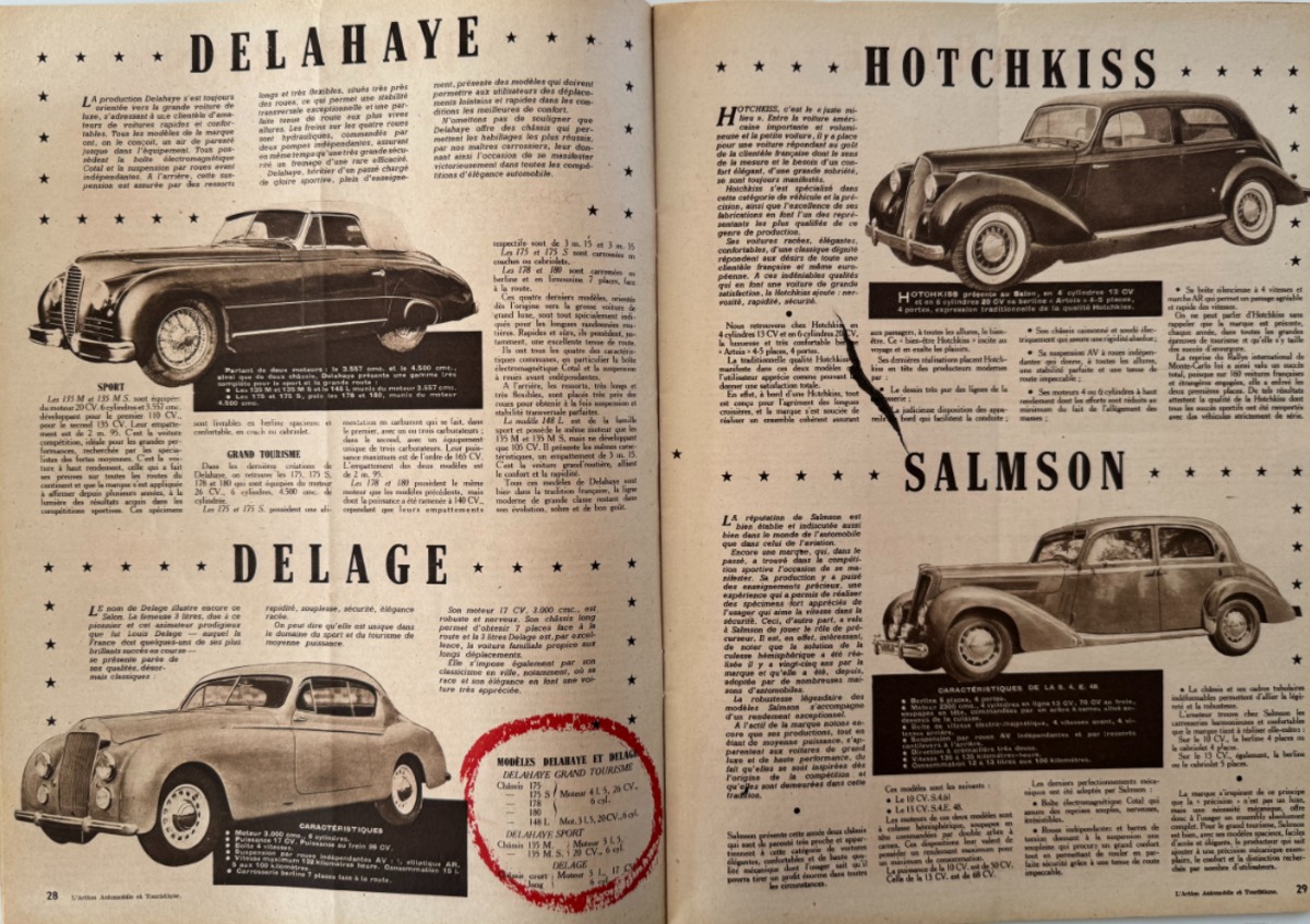 Salon de l'automobile 1949 - Vue 3 - Auto