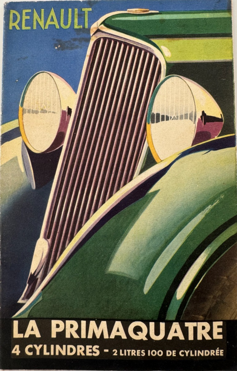 Catalogue Renault la Primaquatre 4 cylindres - 1934 - Auto authentique - Revue Vintage