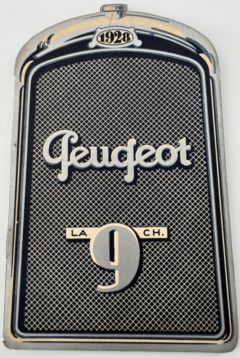 Catalogue Peugeot 9 CH - 1928 - Auto authentique - Revue Vintage