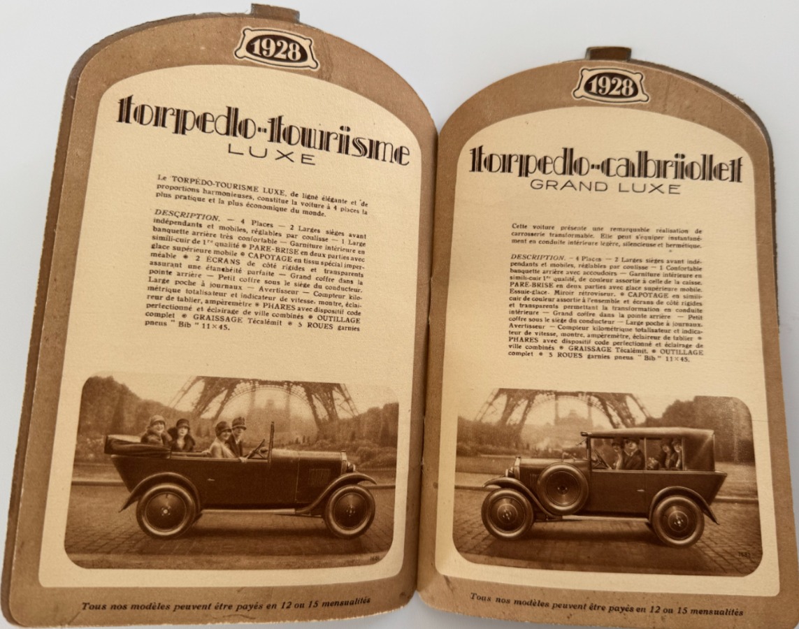 Catalogue Peugeot 5 CH - 1928 - Vue 3 - Auto