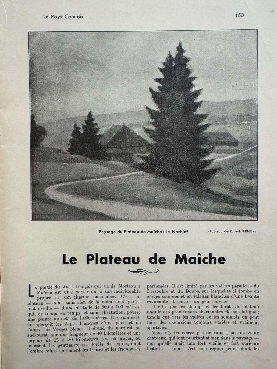 Le Pays Comtois - Le plateau de Maiche 1936 - Haut Doubs - Vue 2 - Doubs